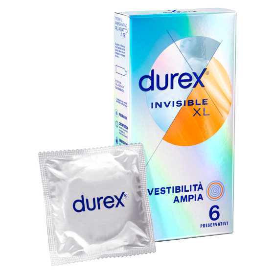Preservativi Durex Invisible XL Ultra Sottili Extra Large - Preservativi Durex Invisible XL Ultra Sottili Extra Large -
