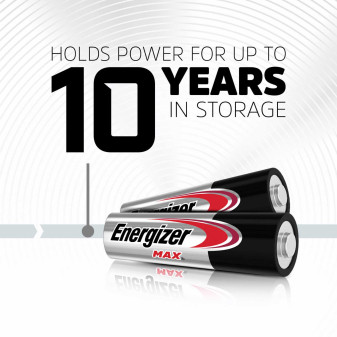 Energizer Max LR6 Stilo AA Mignon 1.5V Pile Alcaline - Blister da 4 Batterie