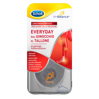 Scholl Plantare In-Balance Sollievo Dolore dal Ginocchio al Tallone - Taglia S / M / L