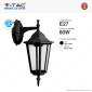 V-Tac VT-750 Portalampada da Muro con Attacco E27 Wall Light da