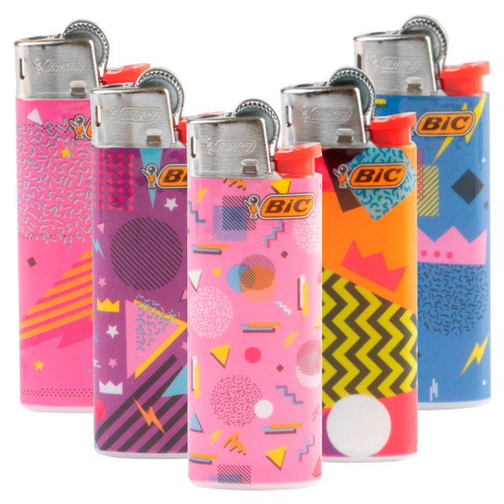 Bic Mini J25 Accendini Piccoli Fantasia 90s Forever - Serie da 5 Accendini Bic Mini J25 Accendini Piccoli Fantasia 90s Forever - Serie da 5 Accendini