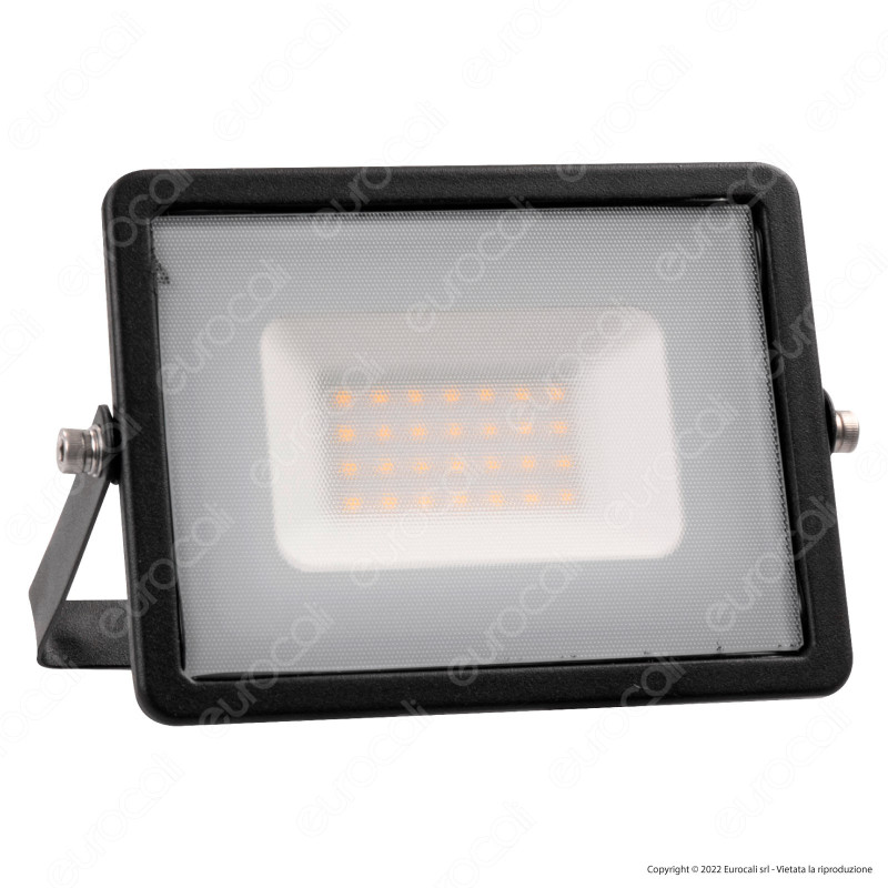 V-Tac VT-4031 Faro LED Floodlight 30W SMD Slim IP65 Nero - SKU V-Tac VT-4031 Faro LED Floodlight 30W SMD Slim IP65 Nero - SKU