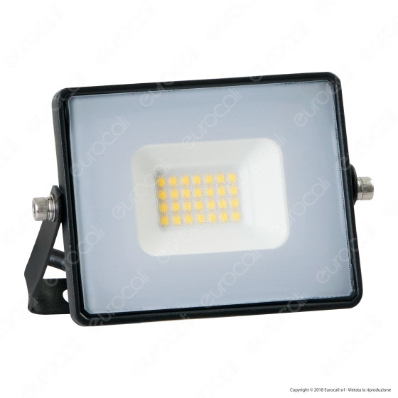 V-Tac VT-4021 Faro LED Floodlight 20W SMD Slim IP65 Nero - SKU V-Tac VT-4021 Faro LED Floodlight 20W SMD Slim IP65 Nero - SKU