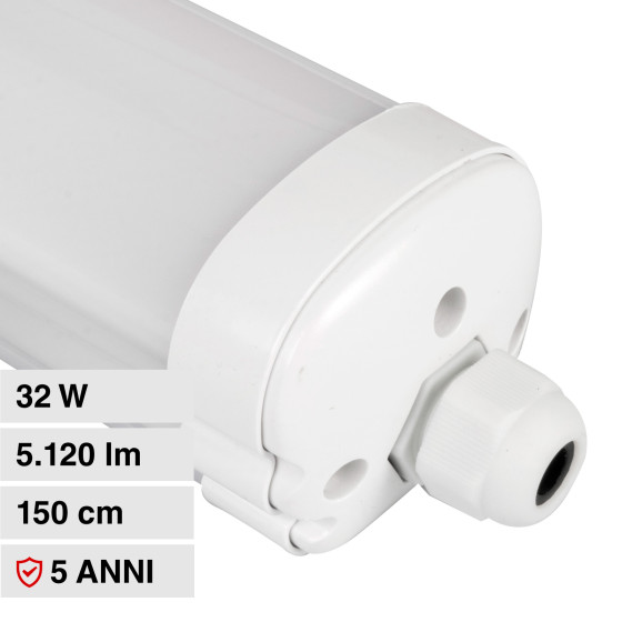 V-Tac Evolution VT-1532 Tubo LED Plafoniera 32W Lampadina SMD V-Tac Evolution VT-1532 Tubo LED Plafoniera 32W Lampadina SMD