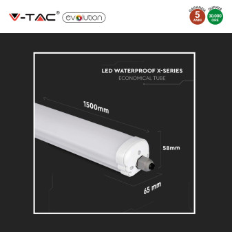 V-Tac Evolution VT-1532 Tubo LED Plafoniera 32W Lampadina SMD