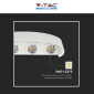 V-Tac VT-848 Lampada LED da Muro 7W Wall Light Bianca Applique