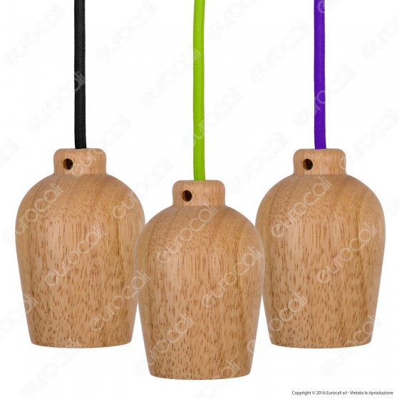 V-TAC VT-7778 Lampadario in Legno con Portalampada per Lampadine E27 V-TAC VT-7778 Lampadario in Legno con Portalampada per Lampadine E27