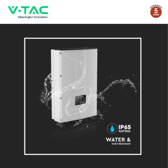 V-Tac VT-6610305 Inverter On Grid 10kW Trifase IP65 con Display