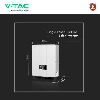 V-Tac VT-6603105 Inverter On Grid 3kW Monofase IP65 con Display