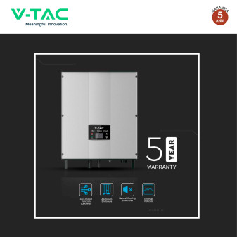 V-Tac VT-6605105 Inverter On Grid 5kW Monofase IP65 con Display