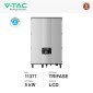 V-Tac VT-6605305 Inverter On Grid 5kW Trifase IP65 con Display