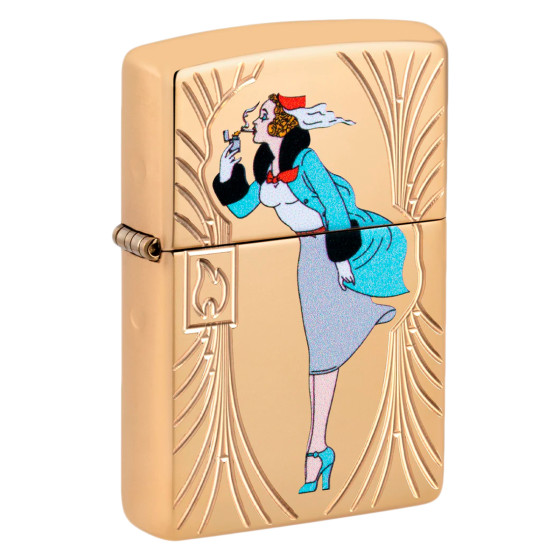 Zippo Accendino a Benzina Ricaricabile ed Antivento con Fantasia Windy 85th Anniversary Collectible Zippo Accendino a Benzina Ricaricabile ed Antivento con Fantasia Windy 85th Anniversary Collectible