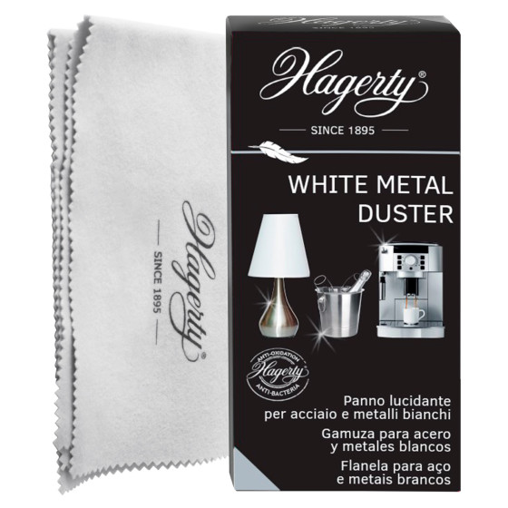 Hagerty White Metal Duster Panno Pulente con Azione Antiossidante per Acciaio e Metalli Bianchi Hagerty White Metal Duster Panno Pulente con Azione Antiossidante per Acciaio e Metalli Bianchi