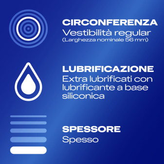 Preservativi Durex Settebello Extra Sicuro con Forma Easy On - Confezione da 10 Profilattici