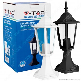 V-Tac VT-753 Portalampada da Giardino con Fissaggio a Terra per