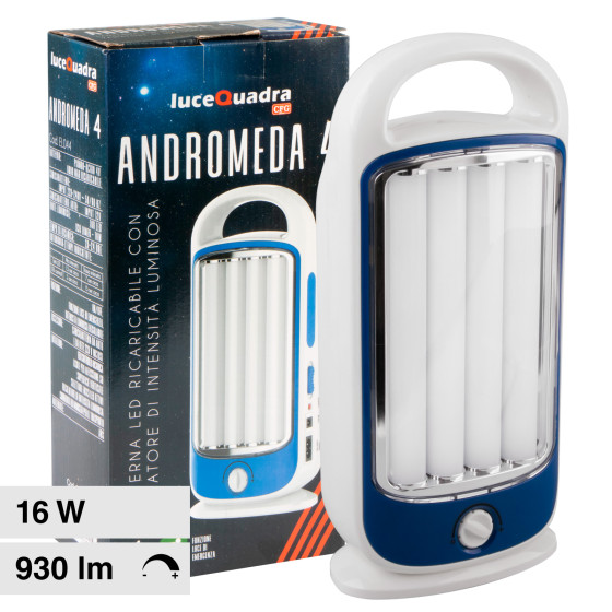 CFG Luce Quadra Andromeda 4 Lampada a Lanterna con 4 Tubi LED CFG Luce Quadra Andromeda 4 Lampada a Lanterna con 4 Tubi LED
