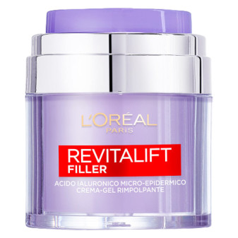 L'Oréal Paris Revitalift Filler Crema-Gel Rimpolpante con Acido Ialuronico - Barattolo da 50ml