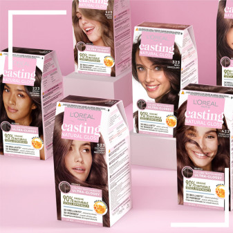 L'Oréal Paris Casting Natural Gloss Trattamento Colorante Ultra-Glossy Tono su Tono 223 Bruno