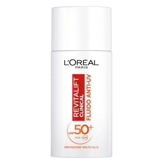 Fluido Viso Anti-UV SPF 50+ Antietà L'Oréal Paris Revitalift Fluido Viso Anti-UV SPF 50+ Antietà L'Oréal Paris Revitalift