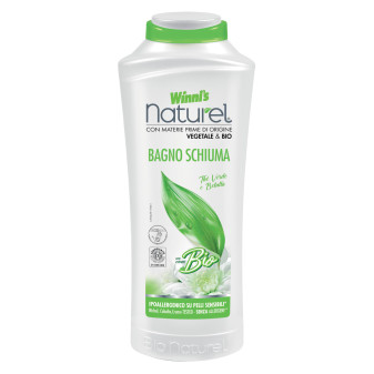 Bagno Schiuma Pelli Sensibili Bio Thè Verde Betulla Winni's