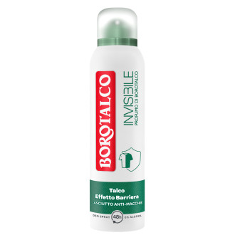 Deodorante Invisibile Spray 48h 0% Alcol Profumo Borotalco