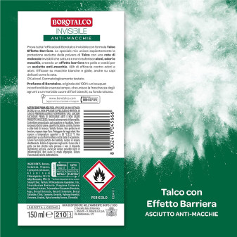 Deodorante Invisibile Spray 48h 0% Alcol Profumo Borotalco