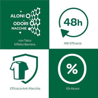 Deodorante Invisibile Spray 48h 0% Alcol Profumo Borotalco