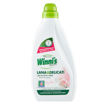 Detersivo Liquido per Lana e Delicati ai Fiori Rosa Winni's