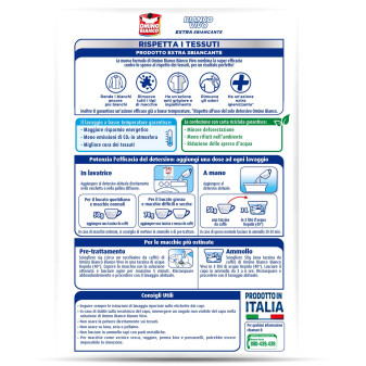 Additivo in Polvere Bianco Vivo Extra Sbiancante OminoBianco