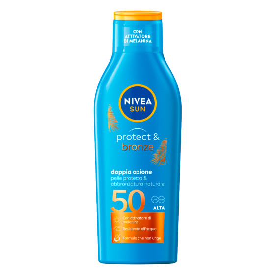 Crema Solare Protect & Bronze Doppia Azione SPF 50 Nivea Sun Crema Solare Protect & Bronze Doppia Azione SPF 50 Nivea Sun