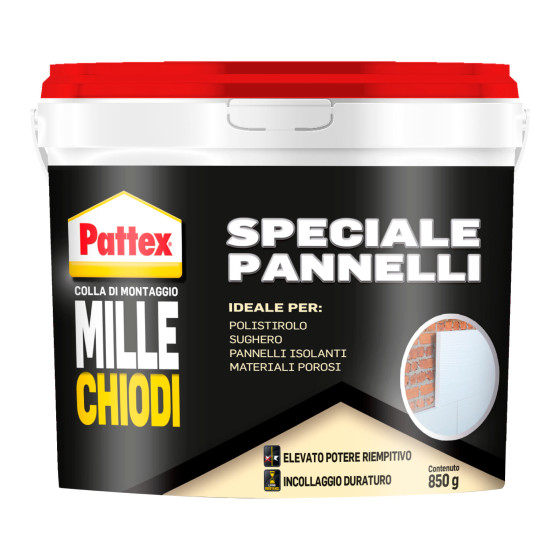 Pattex Millechiodi Speciale Pannelli 850g Pattex Millechiodi Speciale Pannelli 850g