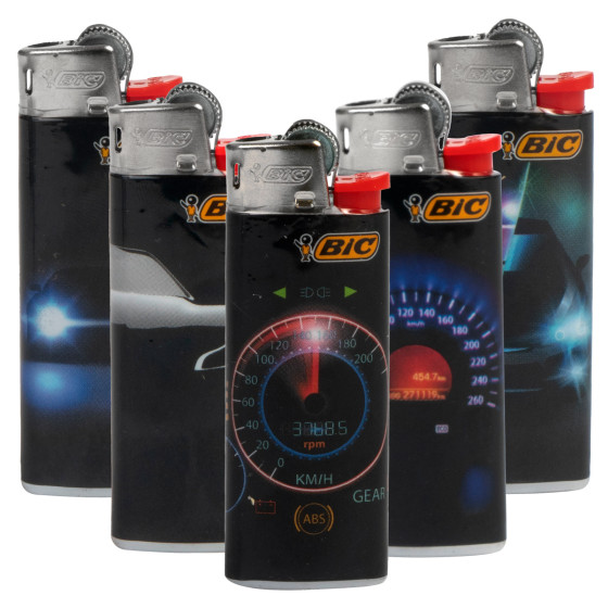 Bic Mini J25 Fantasia Cars 5 Accendini a Pietrina Bic Mini J25 Fantasia Cars 5 Accendini a Pietrina