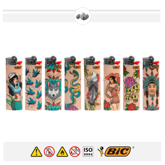 Bic Maxi J26 Fantasia American Style 5 Accendini a Pietrina