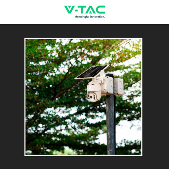 VT-11024-WIFI Telecamera di Sorveglianza PTZ Bianca V-Tac