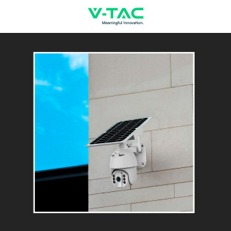 VT-11024-WIFI Telecamera di Sorveglianza PTZ Bianca V-Tac