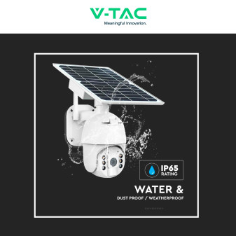 VT-11024-WIFI Telecamera di Sorveglianza PTZ Bianca V-Tac