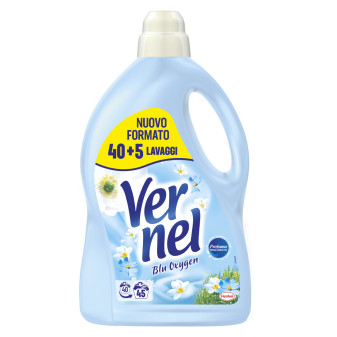Ammorbidente Diluito Blu Oxygen 45 Lavaggi 2,97 Litri Vernel
