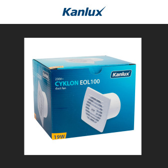 Aspiratore IPX4 con Timer e Sensore di Umidità Kanlux Cyklon