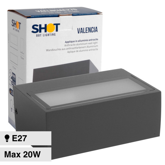 Lampada LED Applique Attacco E27 IP54 Bot Lighting Shot Lampada LED Applique Attacco E27 IP54 Bot Lighting Shot
