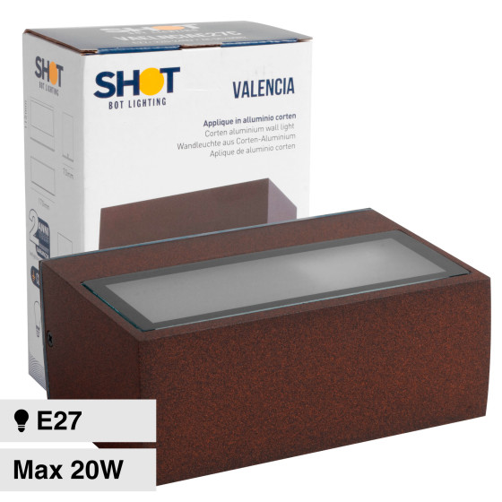 Lampada LED Applique con Attacco E27 IP54 Bot Lighting Shot Lampada LED Applique con Attacco E27 IP54 Bot Lighting Shot
