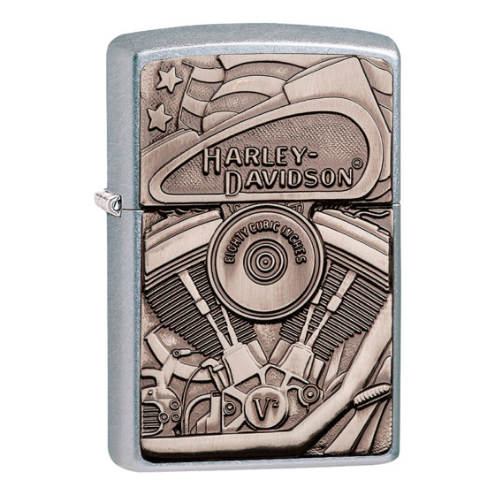 Accendino Zippo mod. 29266 Harley-Davidson Motor Flag Emblem Accendino Zippo mod. 29266 Harley-Davidson Motor Flag Emblem