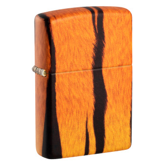 Accendino Zippo Premium 48217 Tiger Print Designs Antivento