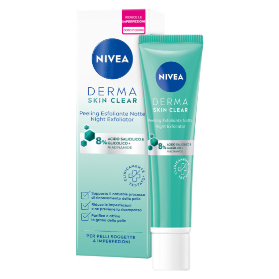 Peeling Esfoliante Notte Anti-Imperfezioni Vegano Nivea Peeling Esfoliante Notte Anti-Imperfezioni Vegano Nivea