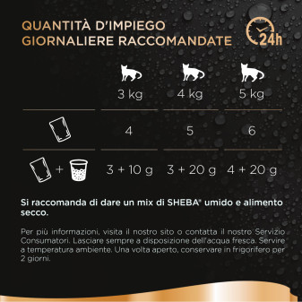 Sheba Délices Du Jour in Salsa Gatti Pollo e Tacchino 6 Buste da 50g