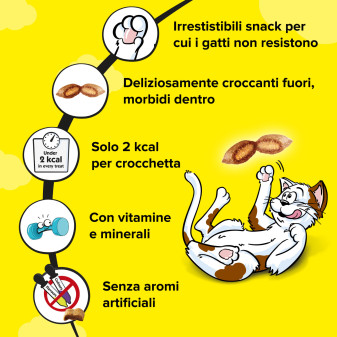 Kit Snack Gatti 3 Gusti Salmone Formaggio Pollo Catisfaction 36 Pezzi