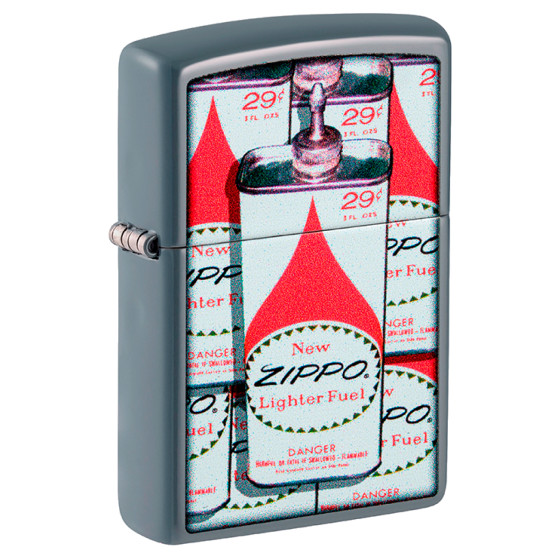 Accendino Zippo mod. 48142 Fuel Can Design Ricaricabile Antivento Accendino Zippo mod. 48142 Fuel Can Design Ricaricabile Antivento
