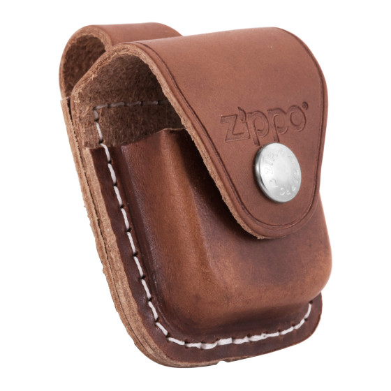 Custodia Zippo in Vera Pelle per Accendini mod. LPLB Marrone Custodia Zippo in Vera Pelle per Accendini mod. LPLB Marrone