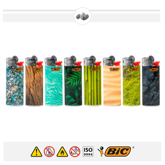 Bic Mini J25 Fantasia Feel The Nature Box 50 Accendini