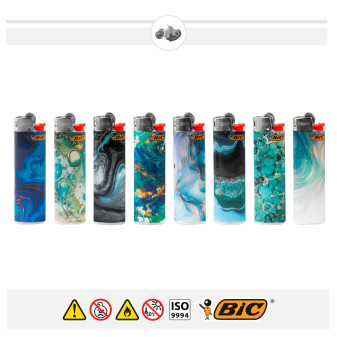 Bic Slim J23 Fantasia Blue Liquid Box 50 Accendini