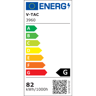 V-Tac VT-7750 Lampadario LED a Sospensione 82W Bianca Forma Circolare
